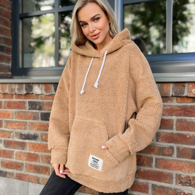 Bethara | Plüschiger Hoodie in modischem Stil