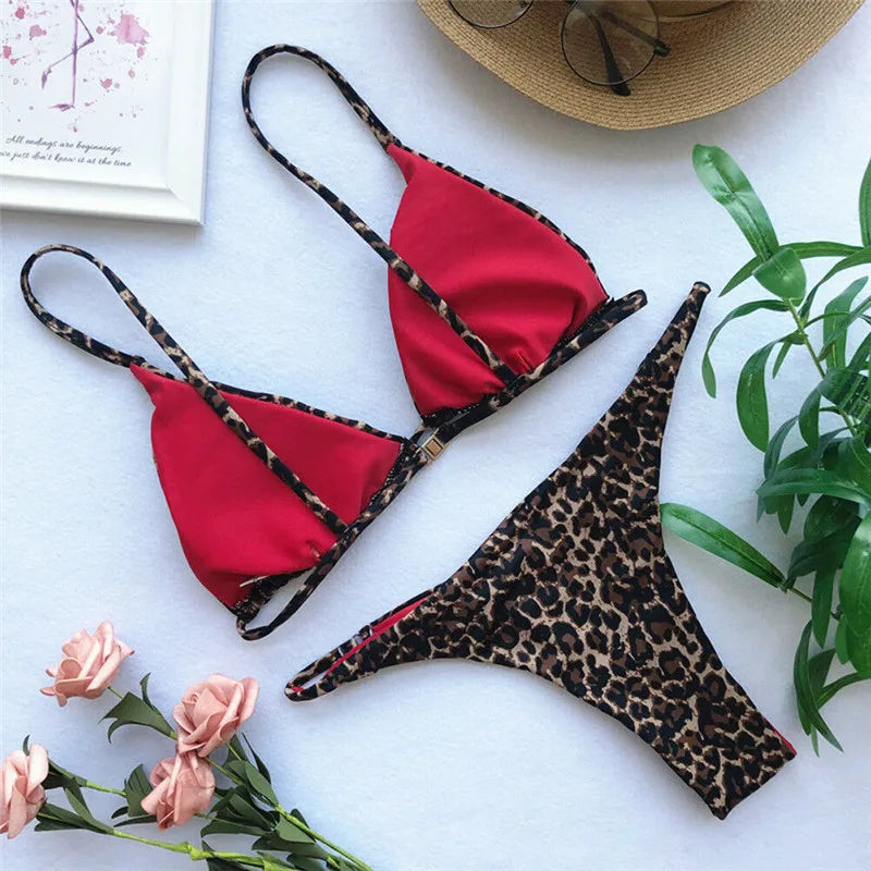 Belle | Bikini-Set - Leopardprint