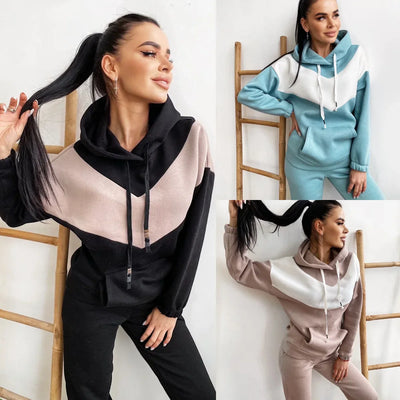 Victoria | Zweiteiliges Trainingsset Damen mit Hoodie und Jogginghose