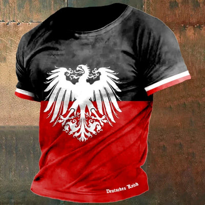 Geron | Retro German Flag Herren T-Shirt