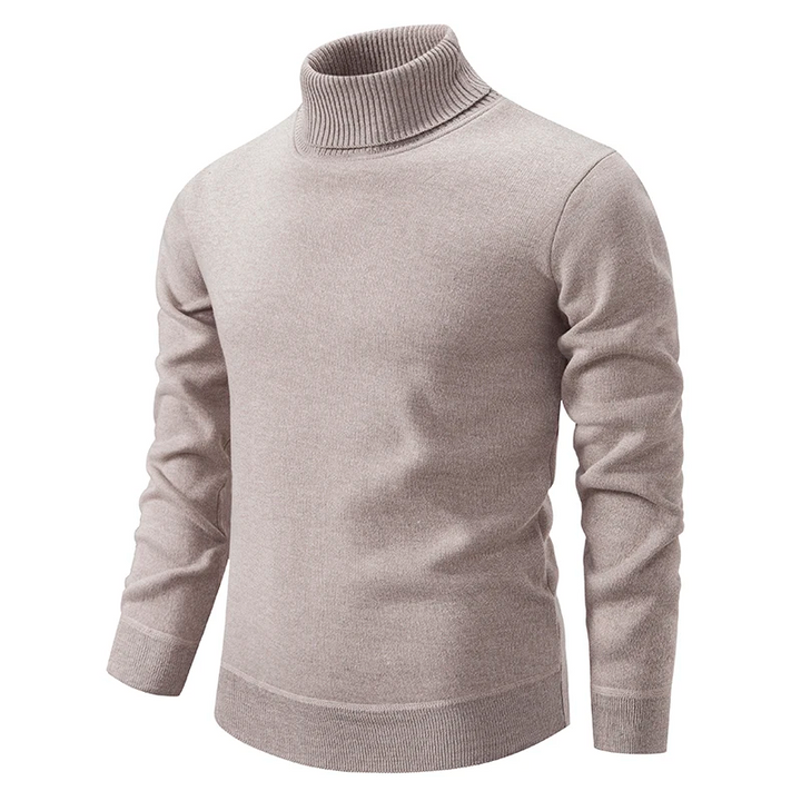 Rollkragenpullover aus baumwolle für herren - weich und hochwertig