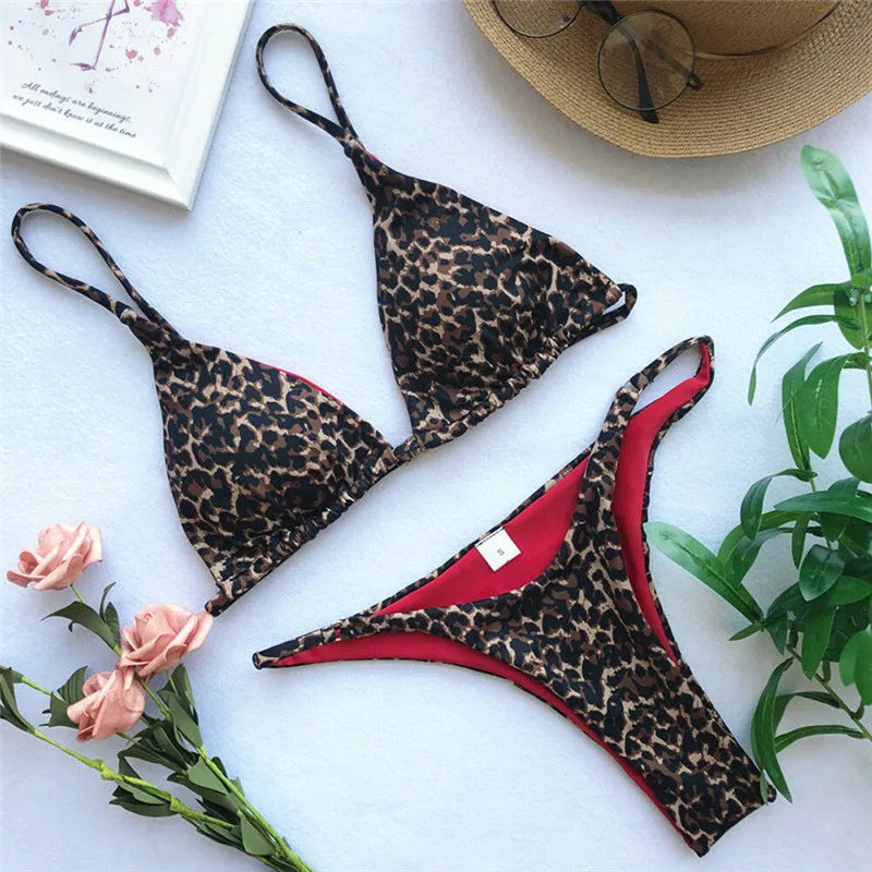 Belle | Bikini-Set - Leopardprint