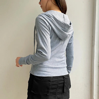 Lea | Casual Hoodie mit Reißverschluss für Damen