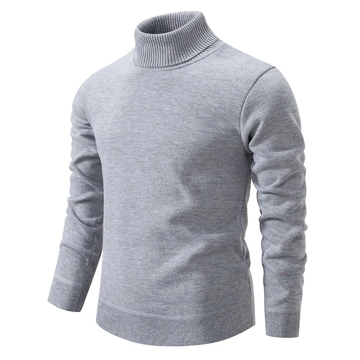 Rollkragenpullover aus baumwolle für herren - weich und hochwertig