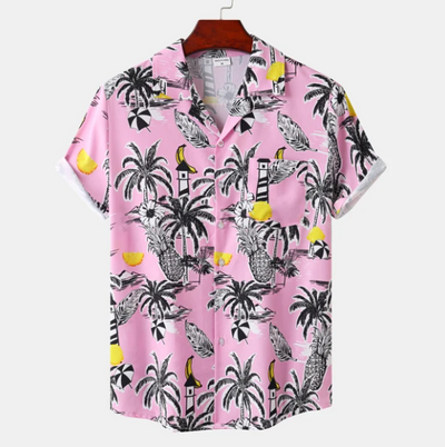 Hawaii surf blume bluse für männer