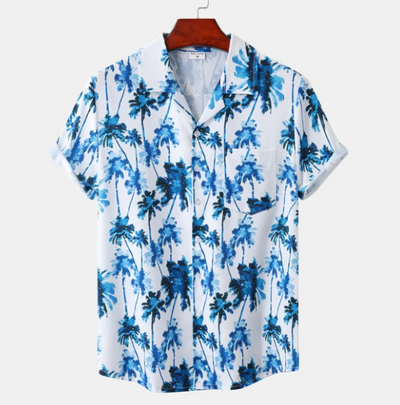 Hawaii surf blume bluse für männer