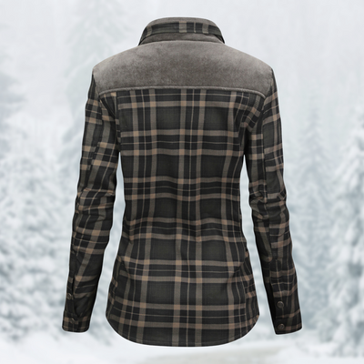 Almirae | Flanell-Wanderjacke für Frauen