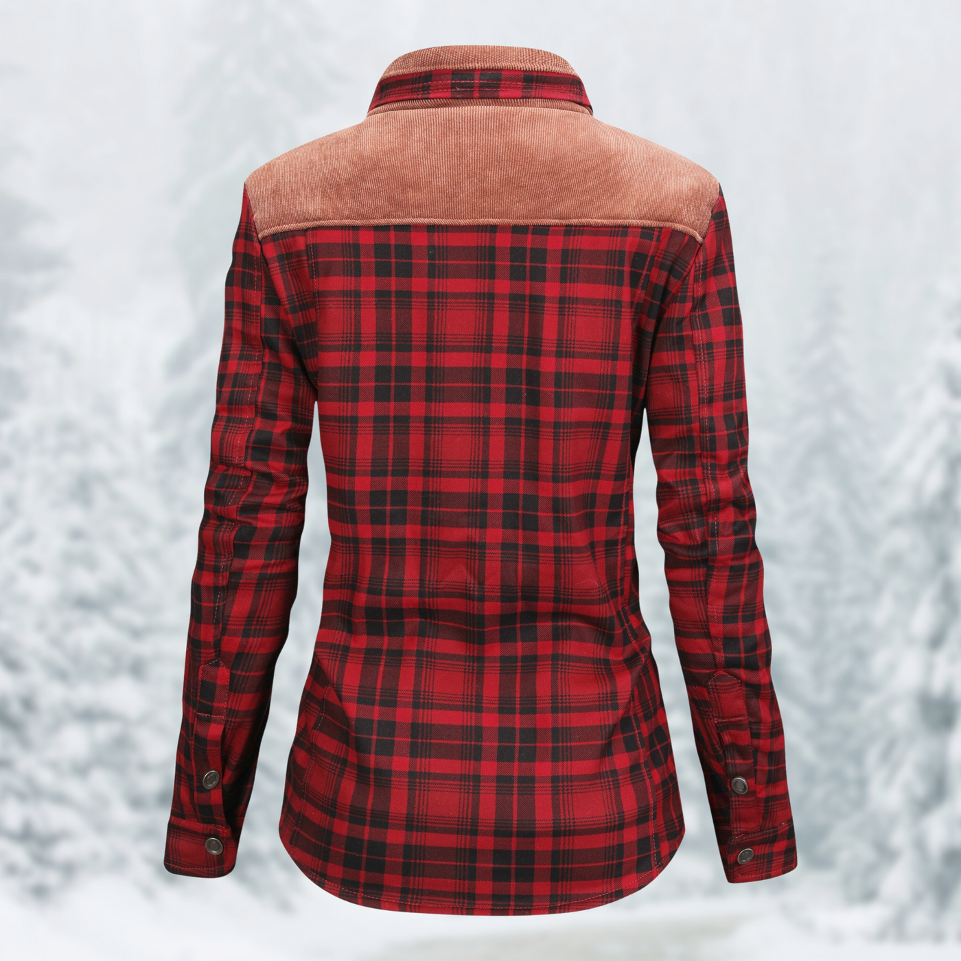 Almirae | Flanell-Wanderjacke für Frauen