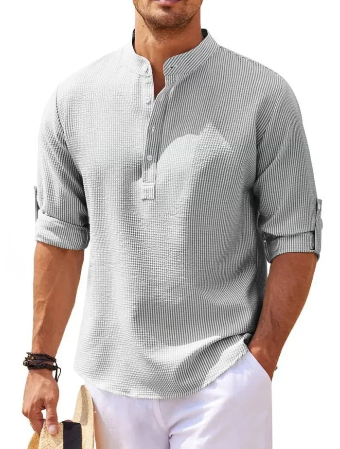 Dominik | Stylish Casual Shirt - Modisches und Bequemes Herrenhemd