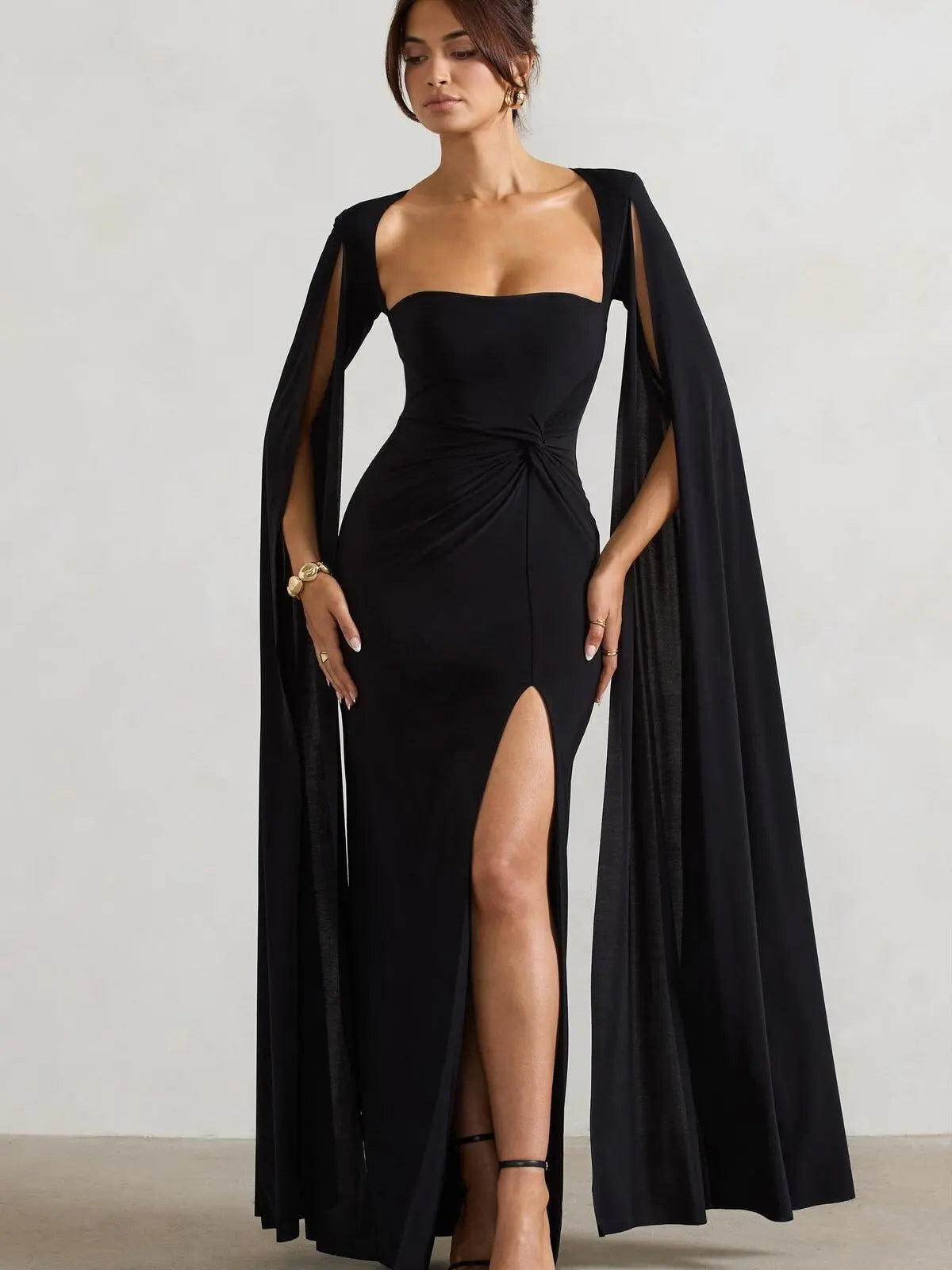 Angel | Sexy Abendkleid mit hohem Schlitz