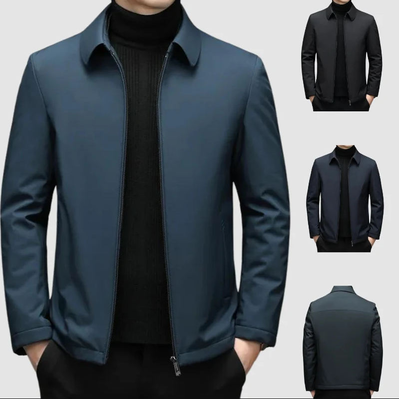 Premium-daunenjacke für herren