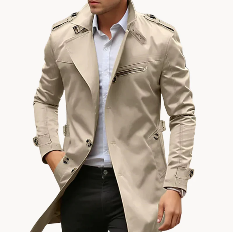 Dominik - eleganter leichter trenchcoat für herren