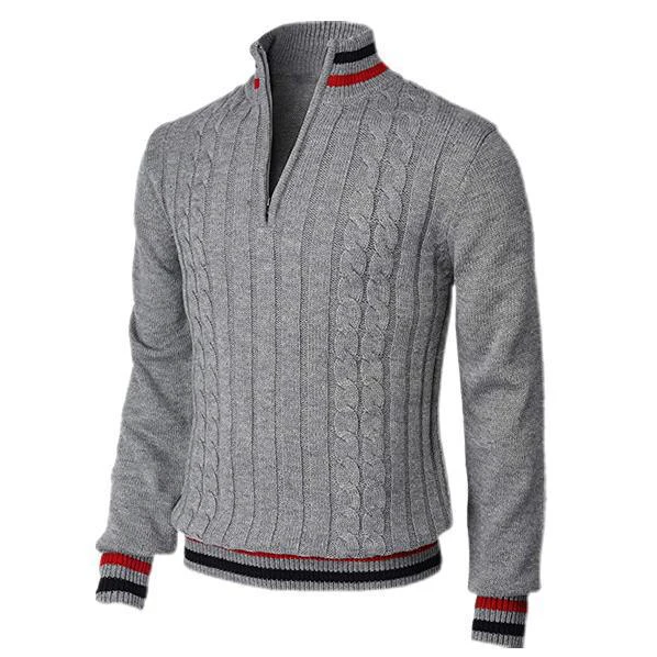 Martin - der elegante herrenpullover mit kragen