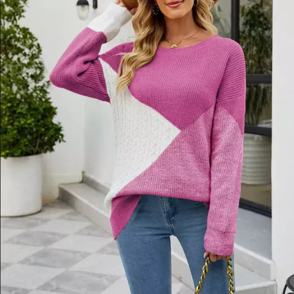 Bryony - verspieltes mehrfarbiges sweatshirt für damen. lässiges oberteil