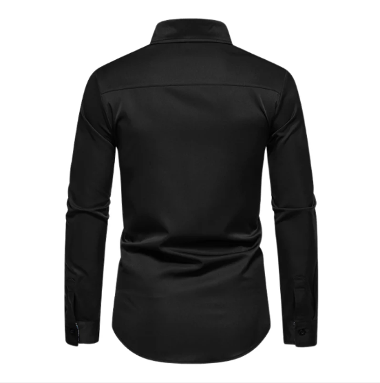 Ice – stretch-langarmshirt für herren