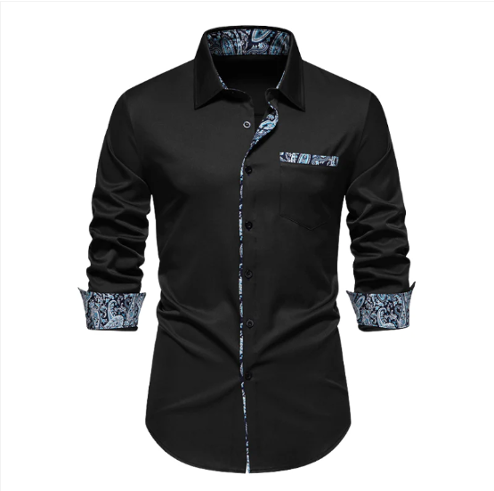 Ice – stretch-langarmshirt für herren