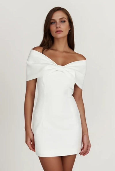 Crecel | Mini-Kleid mit Schleife