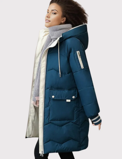 Alessia | kuschelige, wintergefütterte parka-damenjacke