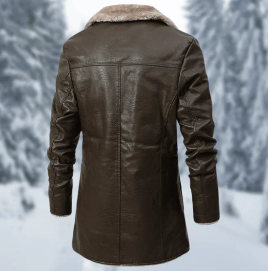 Lucian – warme fleece-winterjacke für herren