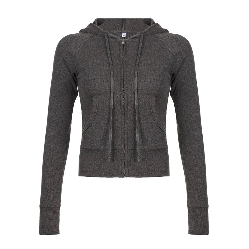 Lea | Casual Hoodie mit Reißverschluss für Damen