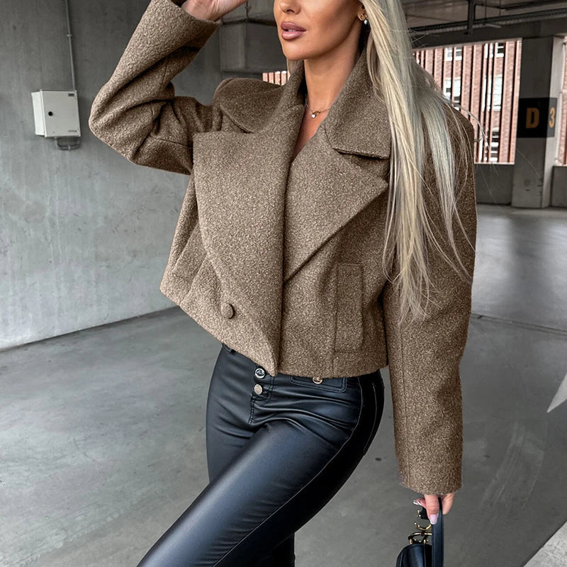 Dina | Wolljacke Damen modisch und elegant