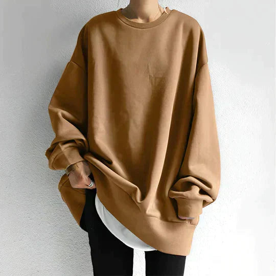 Übergroßer pullover – locker sitzendes, gemütliches sweatshirt