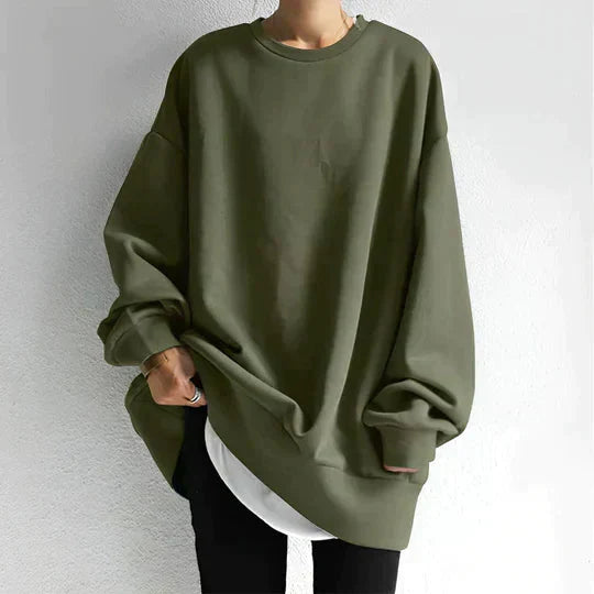 Übergroßer pullover – locker sitzendes, gemütliches sweatshirt