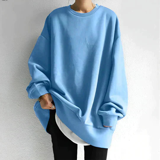 Übergroßer pullover – locker sitzendes, gemütliches sweatshirt