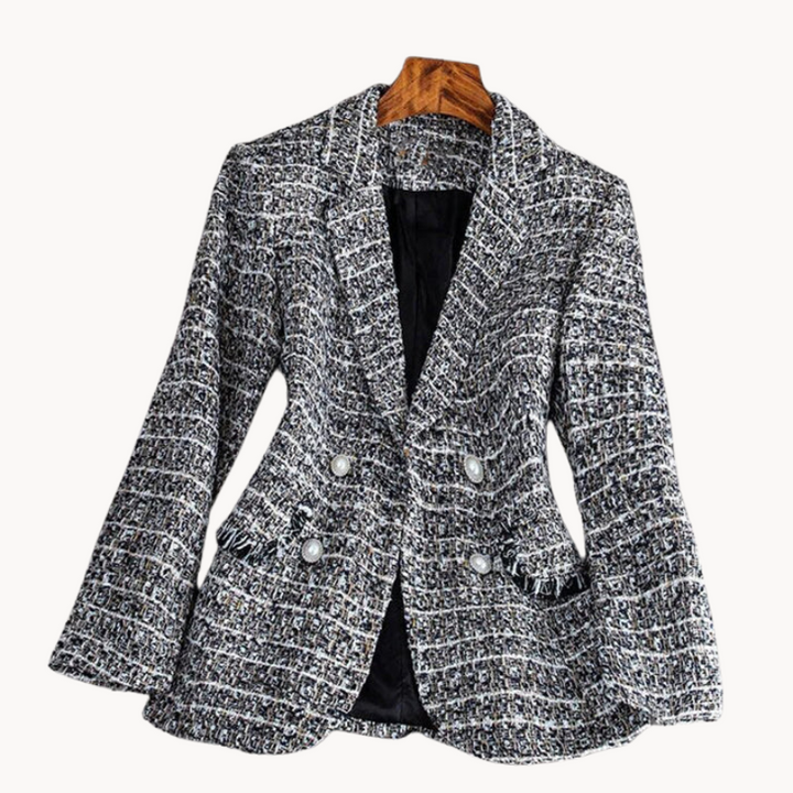 Saskia | eleganter tweed-blazer für damen