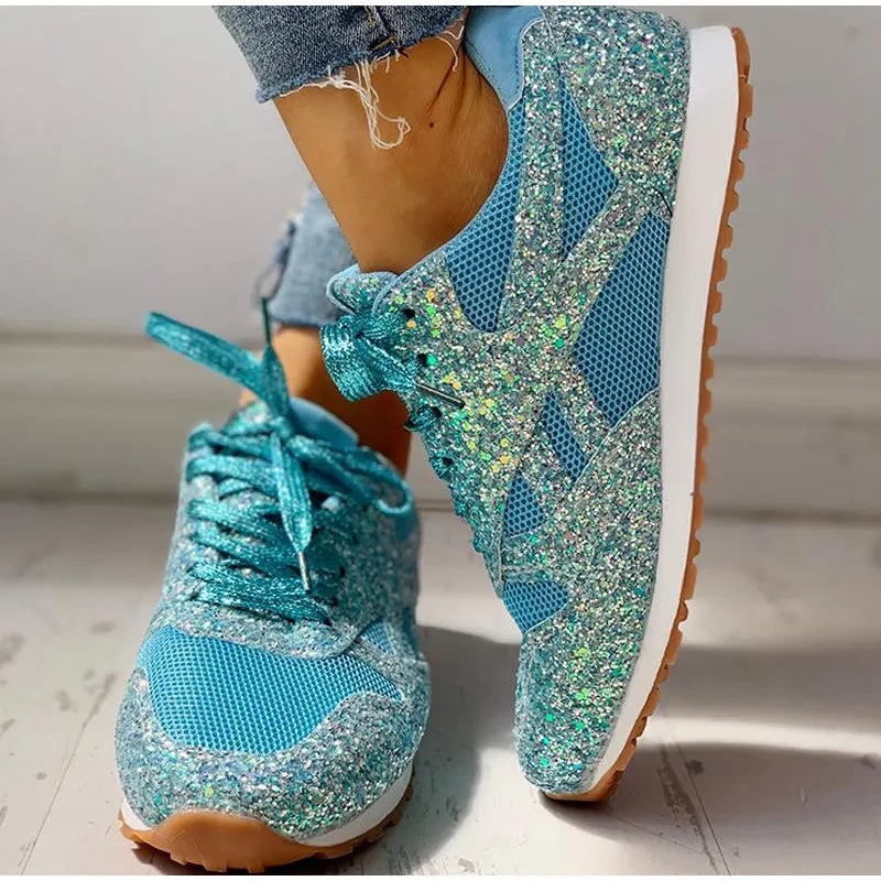 Ondine | Glitzernde Sportschuhe mit Pailletten