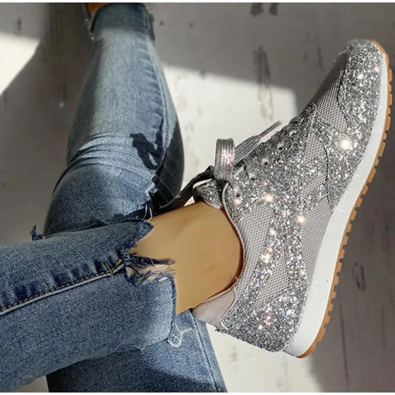 Ondine | Glitzernde Sportschuhe mit Pailletten