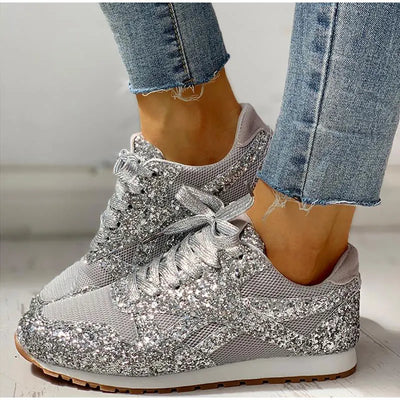 Ondine | Glitzernde Sportschuhe mit Pailletten