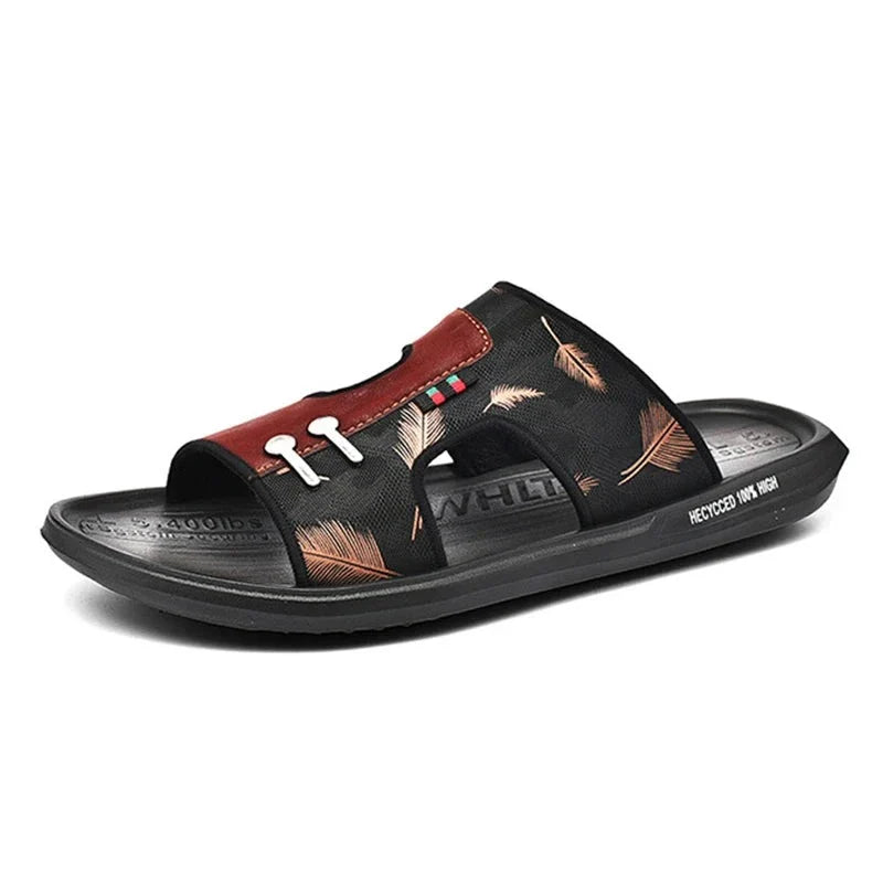 Ace - Sandalen aus Mikrofaser-Leder