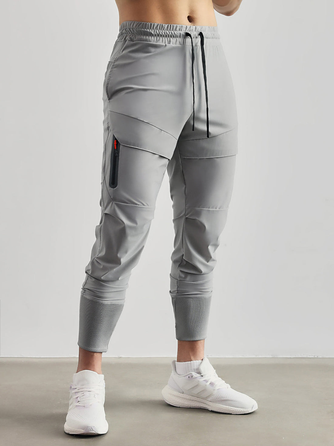 Maurice's coole sportliche cargo-jogger-Hose mit hoher rippe