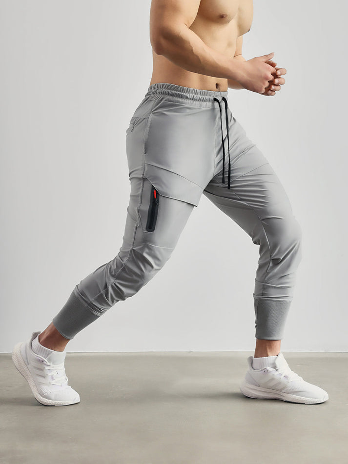 Maurice's coole sportliche cargo-jogger-Hose mit hoher rippe