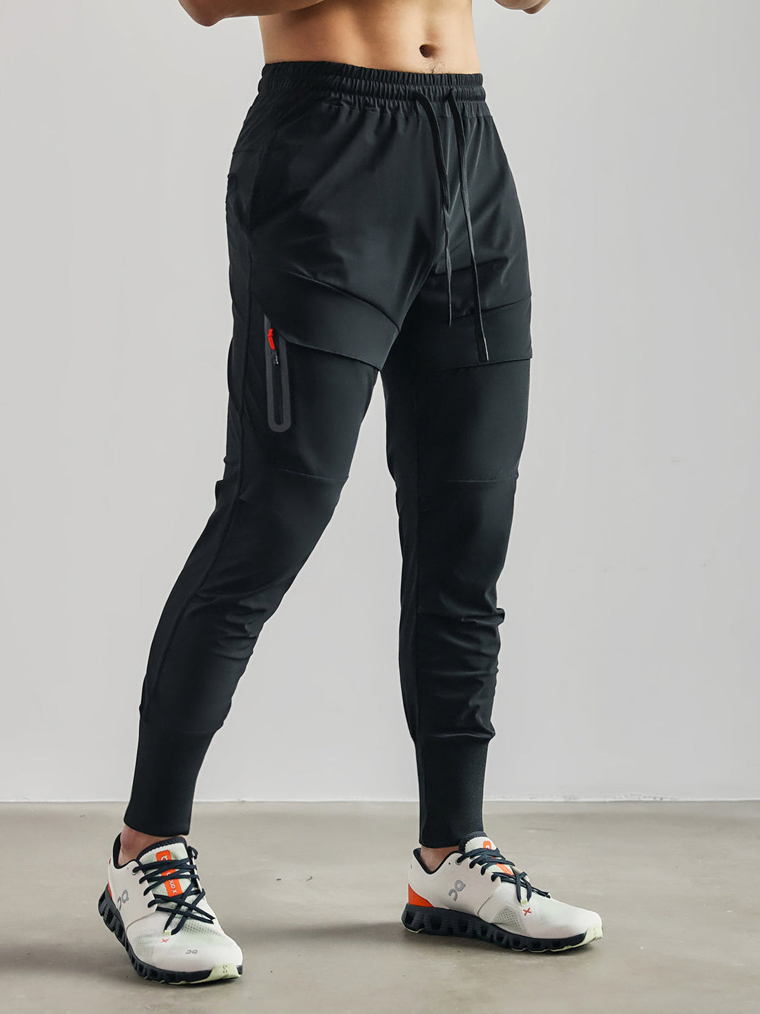 Maurice's coole sportliche cargo-jogger-Hose mit hoher rippe