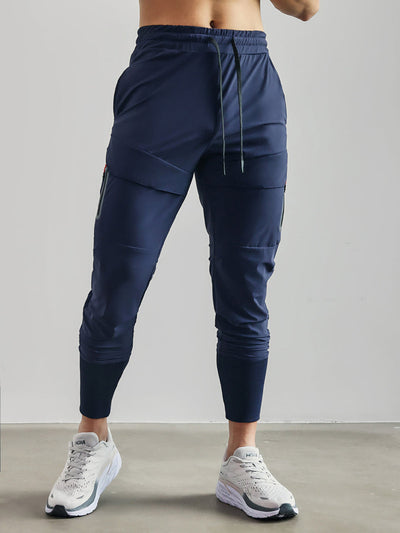 Maurice's coole sportliche cargo-jogger-Hose mit hoher rippe