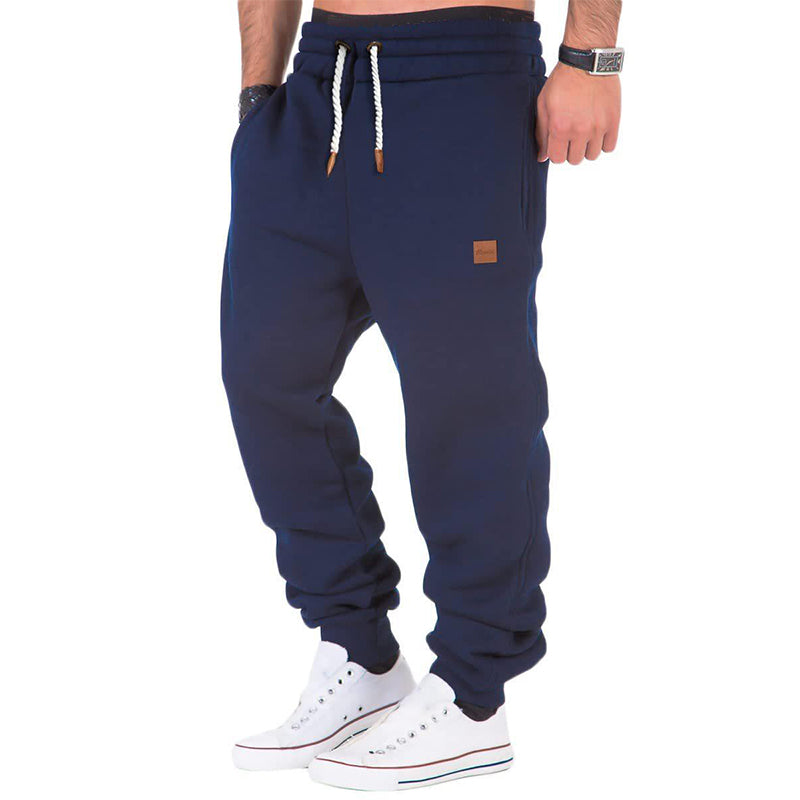 Max Comfort | Herren Einfarbige Jogginghose mit Kordelzug und Elastischer Taille