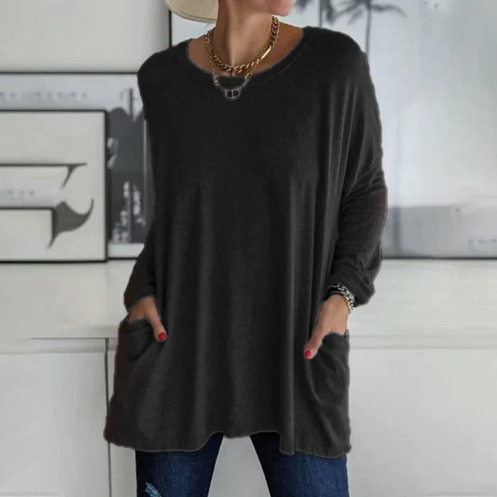 Cariel | Modische Tunika-Bluse mit Tasche