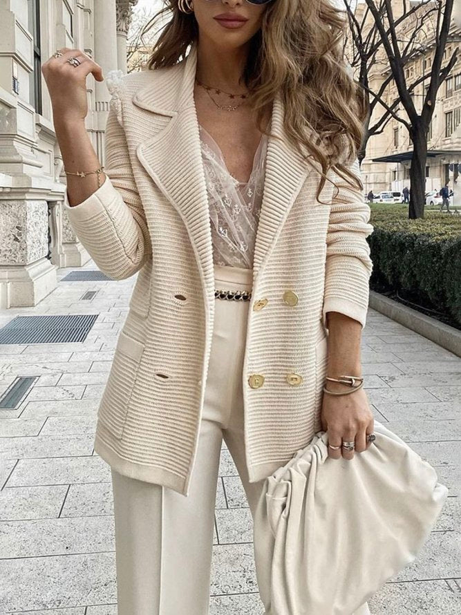 Brendyl | Schicker Khaki-Blazer Weste für Frauen