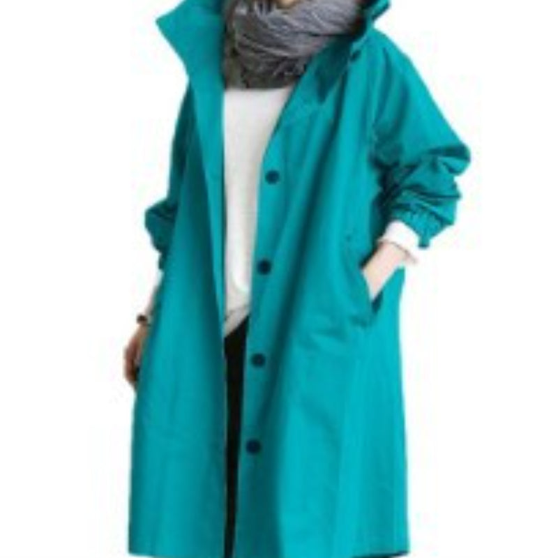 Paisley - Wind- und wasserdichter Trenchcoat für Damen