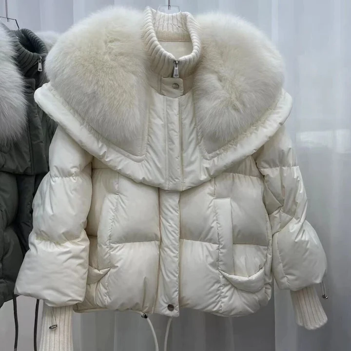 Borandi | Luxuriöser Wintermantel mit Puppenkragen für Damen