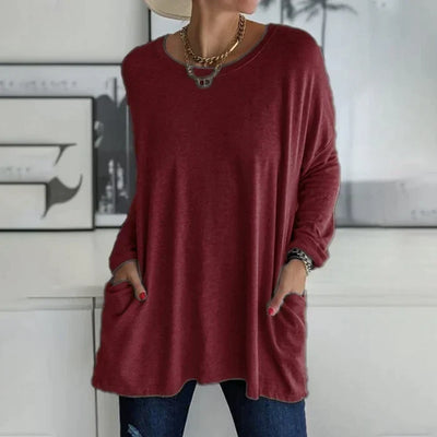 Cariel | Modische Tunika-Bluse mit Tasche