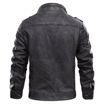 Dwight - Elegante premium lederjacke für herren