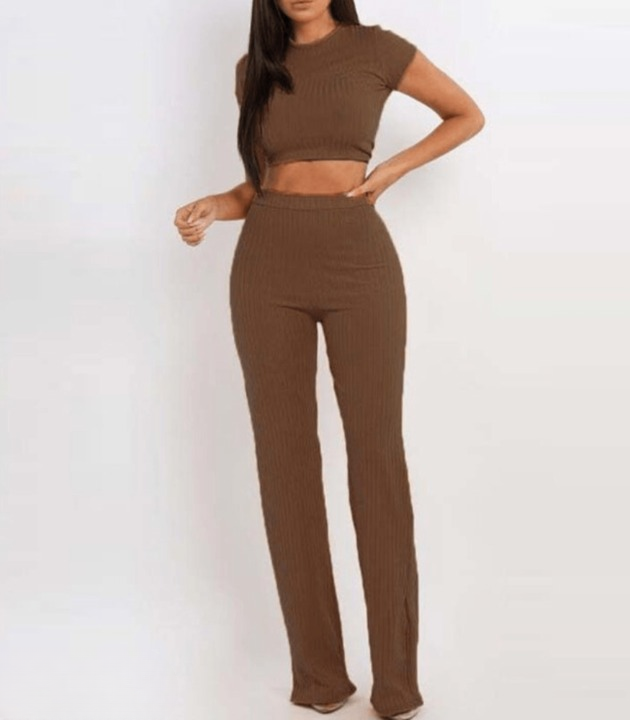 Jasmijn | Kurzarm Top und Hose Set