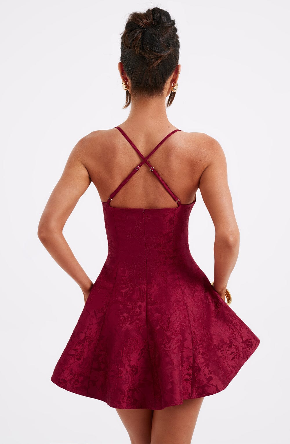 Leila | Roter Playsuit