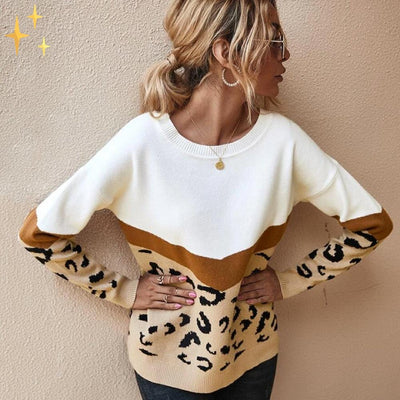 Mirabella Shopping DE 200000373 Mirabella™ Tess Leoparden-Print Pullover | Unglaublich warm und modisch an den kalten Tagen