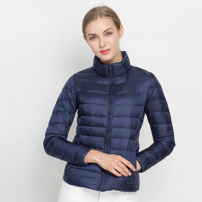 City Elegance Leichtgewicht Wasserfeste Daunenjacke