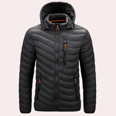 Stylische luxusjacke mit kapuze für herren – bernard