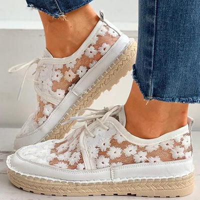 Bella |  Sommerliche Orthopädische Schuhe mit Blumenmuster